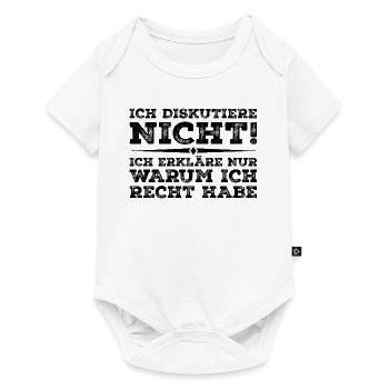I'm Not Arguing - Baby Premium Kurzarmbody - Weiß - Vorne