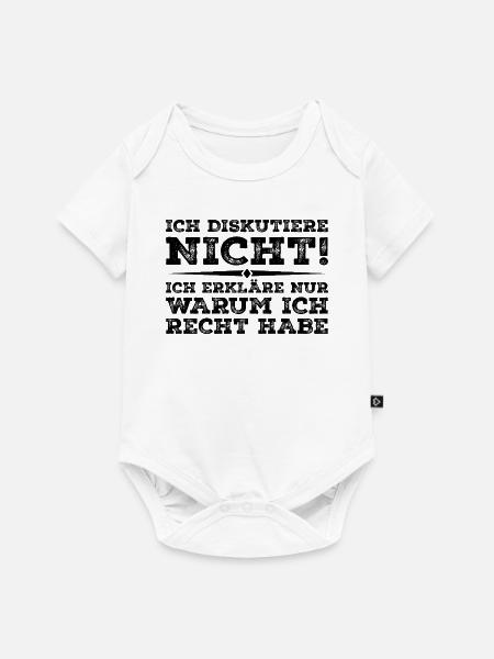 I'm Not Arguing - Baby Premium Kurzarmbody - Weiß