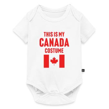Ce costume de mon Canada - Body à manches courtes Premium Bébé - blanc - Devant