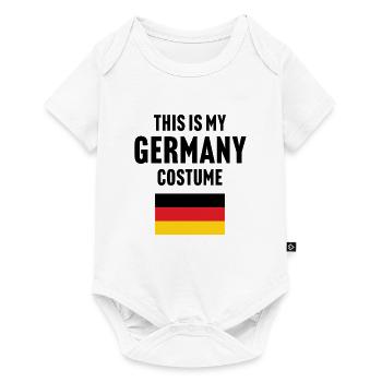 C’est mon costume d’Allemagne - Body à manches courtes Premium Bébé - blanc - Devant