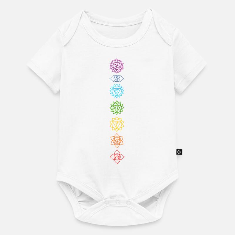 Chakras - Body à manches courtes Premium Bébé - blanc