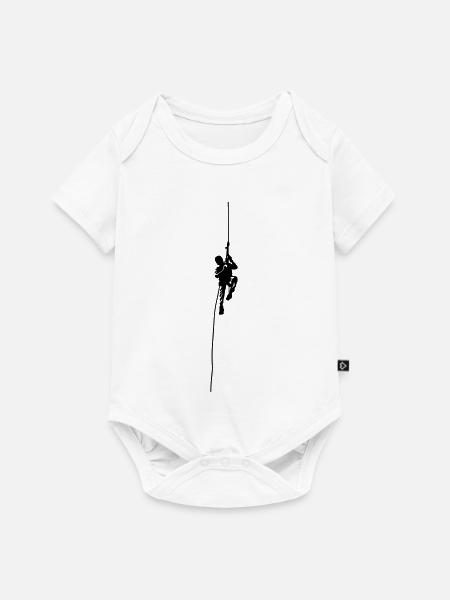 climbing - Baby Premium Kurzarmbody - Weiß
