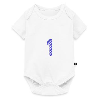 1. 1 year. 1st ANNIVERSARY. 1 YEAR ANNIVERSARY - Baby Premium short-sleeve bodysuit - white - Front
