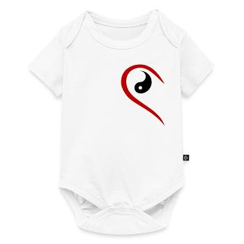 Half Heart Yin Seeks Yang Valentine's Day Couples Love - Baby Premium short-sleeve bodysuit - white - Front