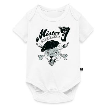 Illustration 7 Monsieur - Body à manches courtes Premium Bébé - blanc - Devant