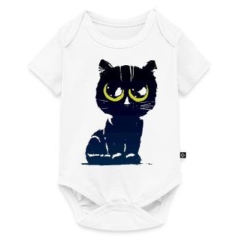 Black Cat 2 - Body à manches courtes Premium Bébé - blanc - Devant