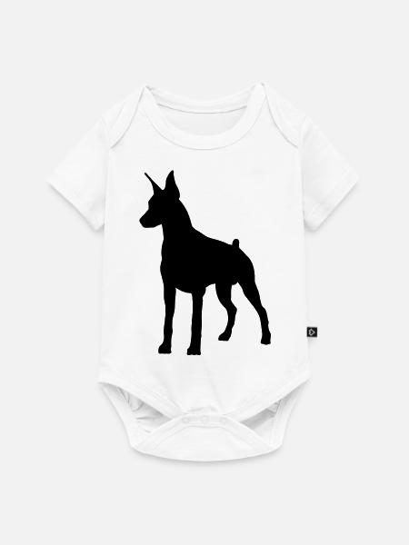 Doberman Pincher - Baby Premium short-sleeve bodysuit - white