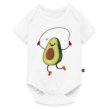 avocat - Body à manches courtes Premium Bébé - blanc - Devant