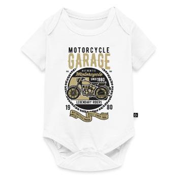 motorcycle - Baby Premium short-sleeve bodysuit - white - Front