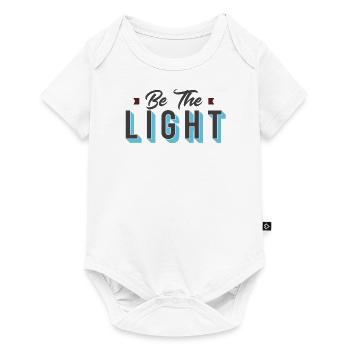 Be a light Christian gift - Baby Premium short-sleeve bodysuit - white - Front