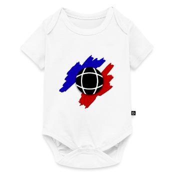 Tricolore boules ball - Baby Premium short-sleeve bodysuit - white - Front
