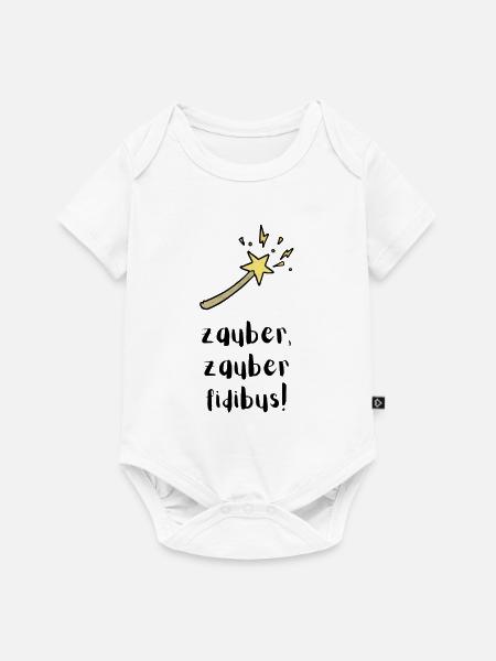 zauber zauber fidibus - Zaubern - Hexenspruch - - Baby Premium Kurzarmbody - Weiß