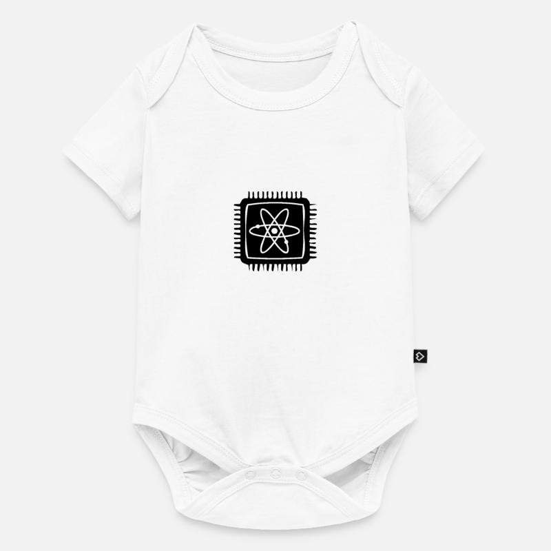 Quantencomputer Quanten Computer Physik Atom Chip - Baby Premium Kurzarmbody - Weiß