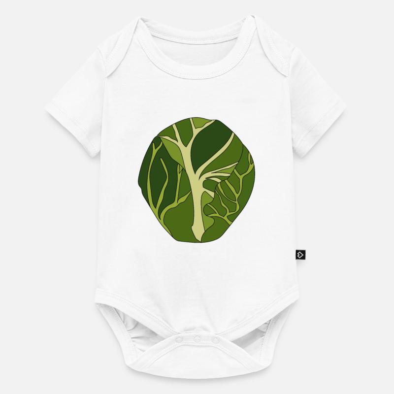 chou de Bruxelles - Body à manches courtes Premium Bébé - blanc