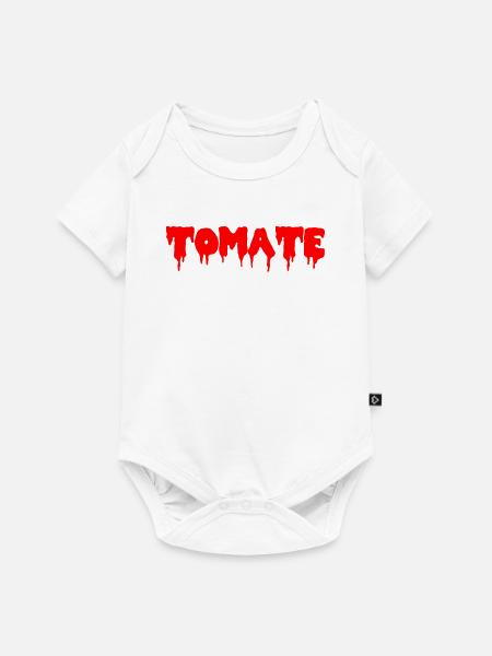 Tomate - Baby Premium Kurzarmbody - Weiß