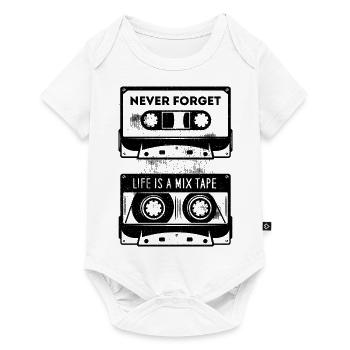 Cassette N’oublie jamais - Body à manches courtes Premium Bébé - blanc - Devant