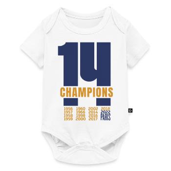 Madrid Meister 2022 - Baby Premium Kurzarmbody - Weiß - Vorne