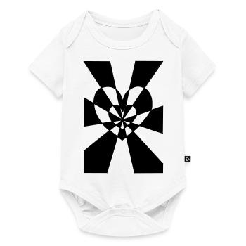 Heart's ray - Baby Premium short-sleeve bodysuit - white - Front