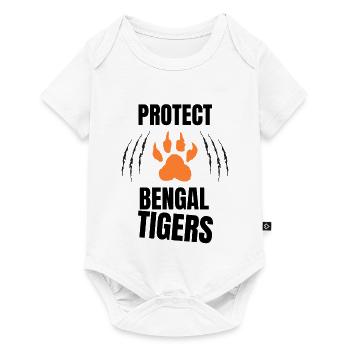 Protect Bengal Tigers - Baby Premium short-sleeve bodysuit - white - Front