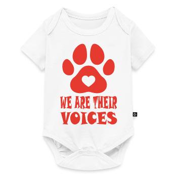 SAUVETAGE ANIMAL AIDE AUX ANIMAUX - Body à manches courtes Premium Bébé - blanc - Devant