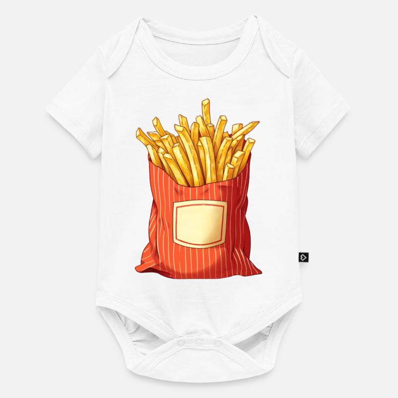 Sac de frites - Body à manches courtes Premium Bébé - blanc