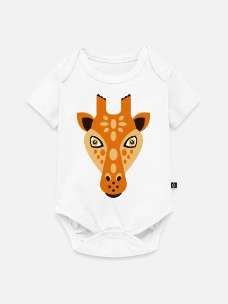 Wildtiere - Baby Premium Kurzarmbody - Weiß