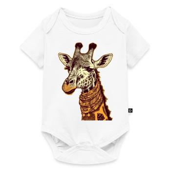Lydia the giraffe - Baby Premium short-sleeve bodysuit - white - Front