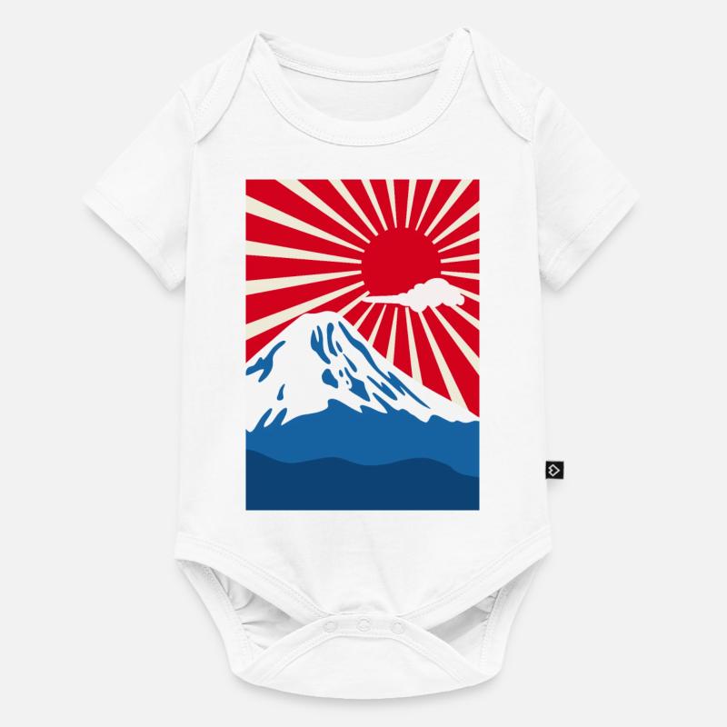 Mont Fuji - Body à manches courtes Premium Bébé - blanc