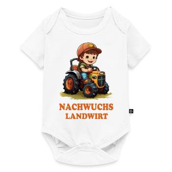 Bauernkind Nachwuchs Landwirt Bauer Landwirt Kind - Baby Premium Kurzarmbody - Weiß - Vorne