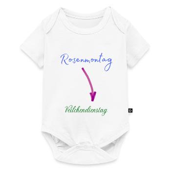 Carnival Day Shrove Monday - Violet Tuesday - Baby Premium short-sleeve bodysuit - white - Front