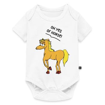 Idée cadeau drôle de dicton drôle d’image drôle d’humour - Body à manches courtes Premium Bébé - blanc - Devant