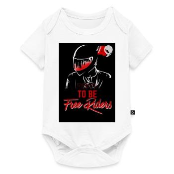FR49 - Born to be Free Riders Red version - Body à manches courtes Premium Bébé - blanc - Devant