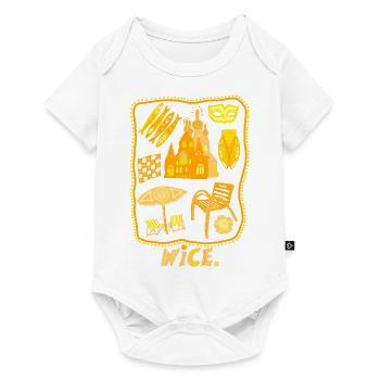 NIce provence alpes maritimes - Body à manches courtes Premium Bébé - blanc - Devant