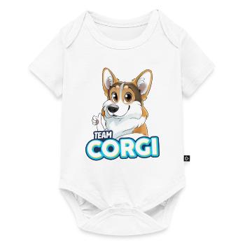 TEAM Corgi - tricolor - Baby Premium short-sleeve bodysuit - white - Front