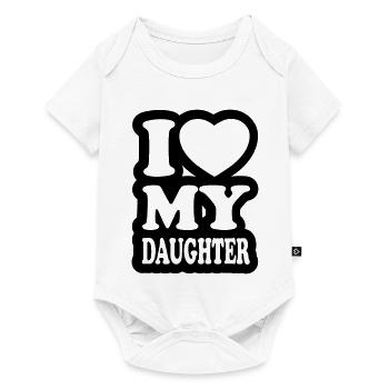 I love my daughter - Baby Premium short-sleeve bodysuit - white - Front