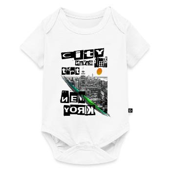 new York - Baby Premium short-sleeve bodysuit - white - Front