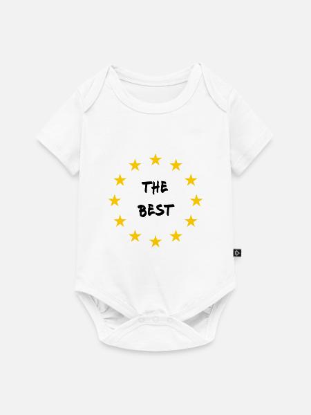 The best - Baby Premium Kurzarmbody - Weiß