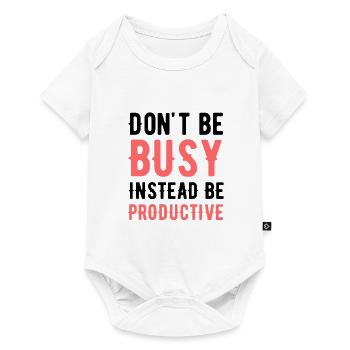 Motivation Quote Motivation Saying - Baby Premium short-sleeve bodysuit - white - Front