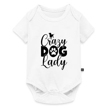 Cool Dog Crazy Dog Lady Gift - Baby Premium short-sleeve bodysuit - white - Front