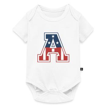 Letter A USA - Baby Premium short-sleeve bodysuit - white - Front