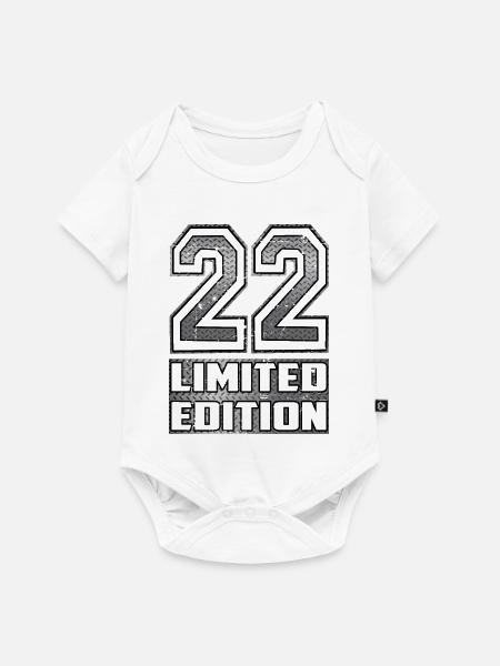 Limited Edition 22 - Baby Premium Kurzarmbody - Weiß