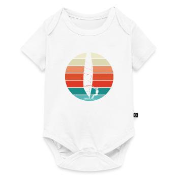 White Windsurfer Vintage - Baby Premium short-sleeve bodysuit - white - Front