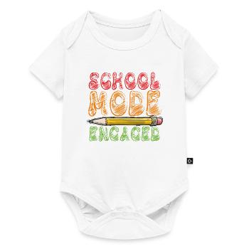 School Mode Enabled White - Baby Premium short-sleeve bodysuit - white - Front