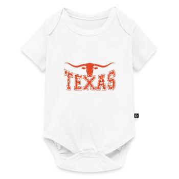 Texas Beef Longhorn White - Baby Premium short-sleeve bodysuit - white - Front