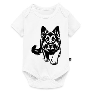 Berger allemand - Body à manches courtes Premium Bébé - blanc - Devant