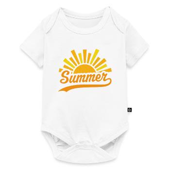 Summer Sun - Baby Premium short-sleeve bodysuit - white - Front