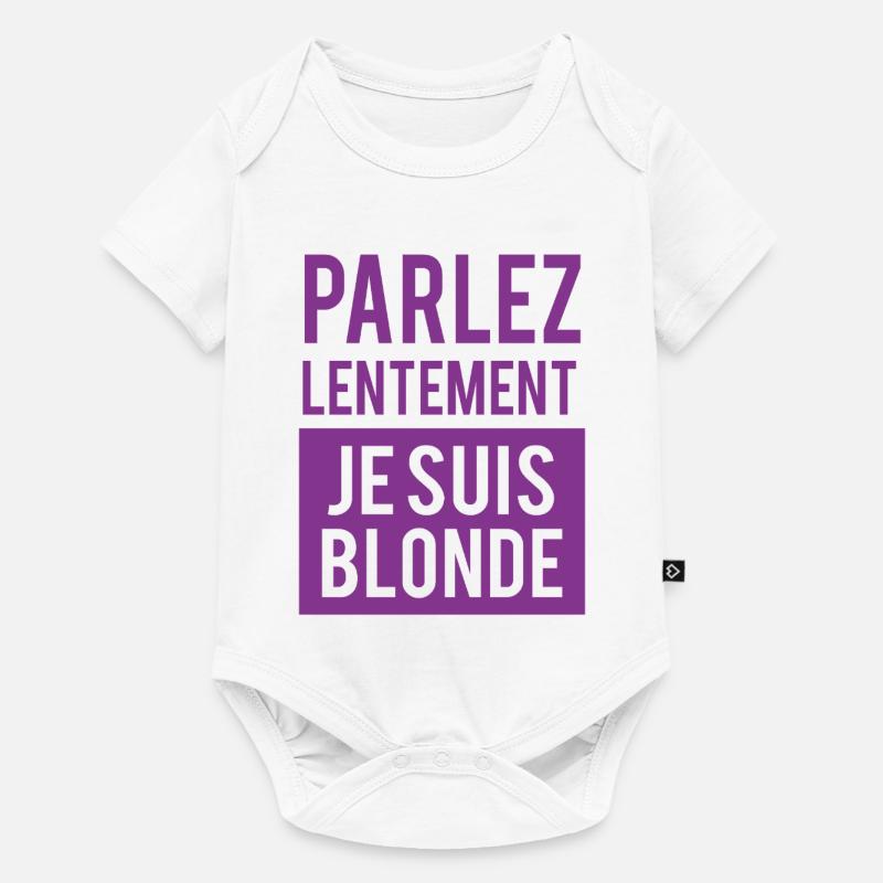 Message de foi en typographie moderne - Body à manches courtes Premium Bébé - blanc