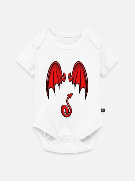 Ich bin ein kleiner Teufel - Baby Premium Kurzarmbody - Weiß