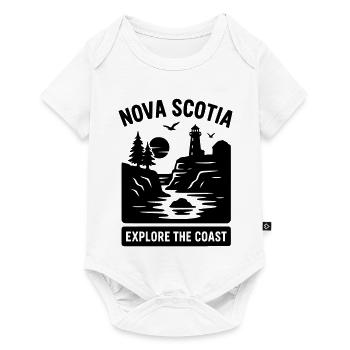 nova scotia eastcoast - Baby Premium Kurzarmbody - Weiß - Vorne