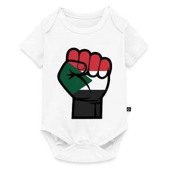 Freies Palästina - Gaza T-Shirt - Baby Premium Kurzarmbody - Weiß - Vorne